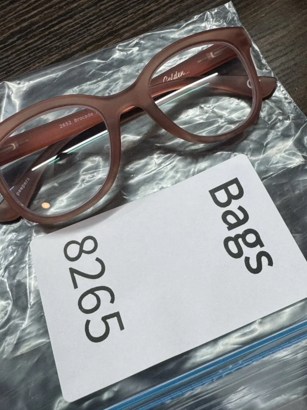 Peepers 2652 Brocade Focus Blush Golden Blue Light Block Reading Glasses +1.50